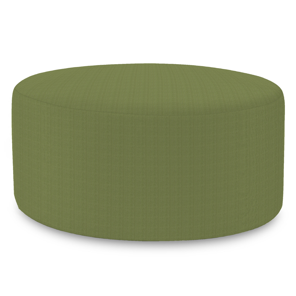 Howard Elliott Patio Collection Ottoman in Seascape Moss - Q132-299