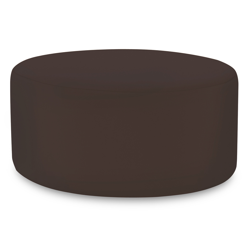 Howard Elliott Patio Collection Ottoman in Seascape Chocolate - Q132-462