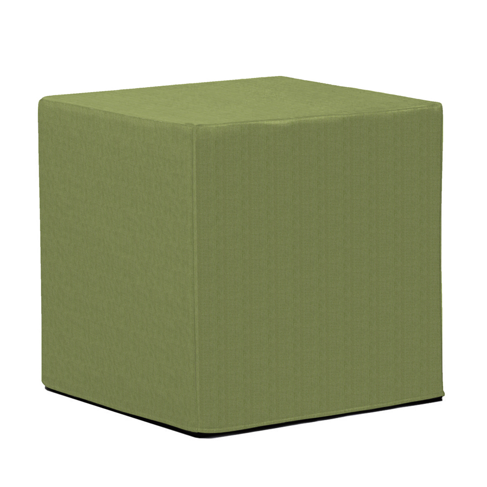 Howard Elliott Patio Collection Ottoman in Seascape Moss - Q850-299