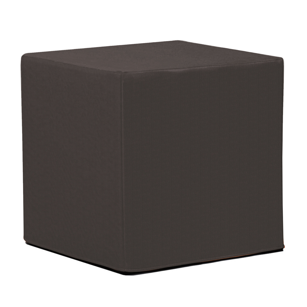 Howard Elliott Patio Collection Ottoman in Seascape Charcoal - Q850-460