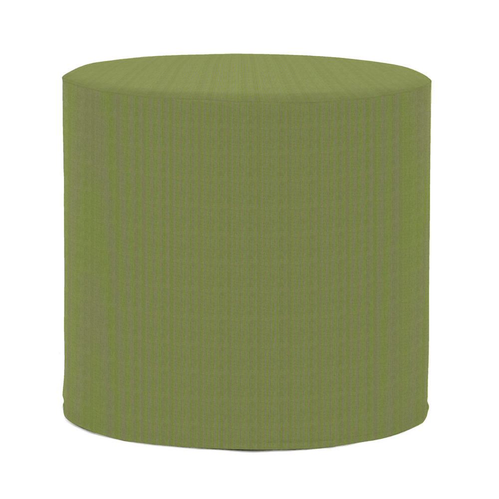 Howard Elliott Patio Collection Ottoman in Seascape Moss - Q851-299