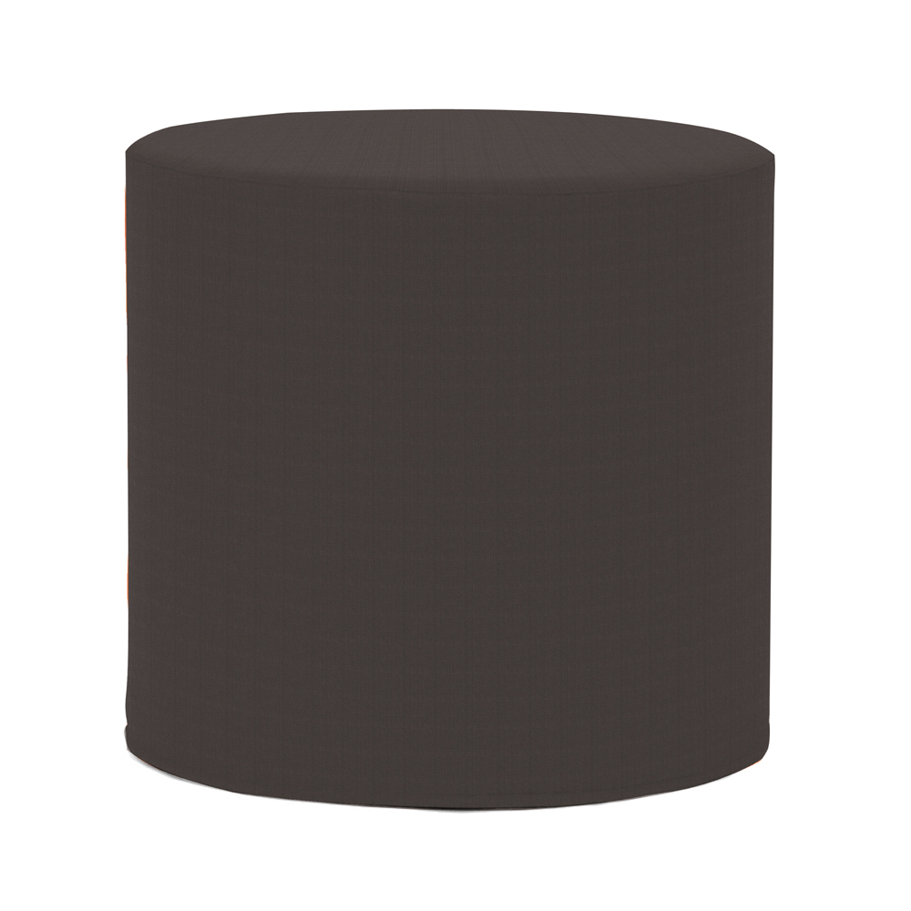 Howard Elliott Patio Collection Ottoman in Seascape Charcoal - Q851-460