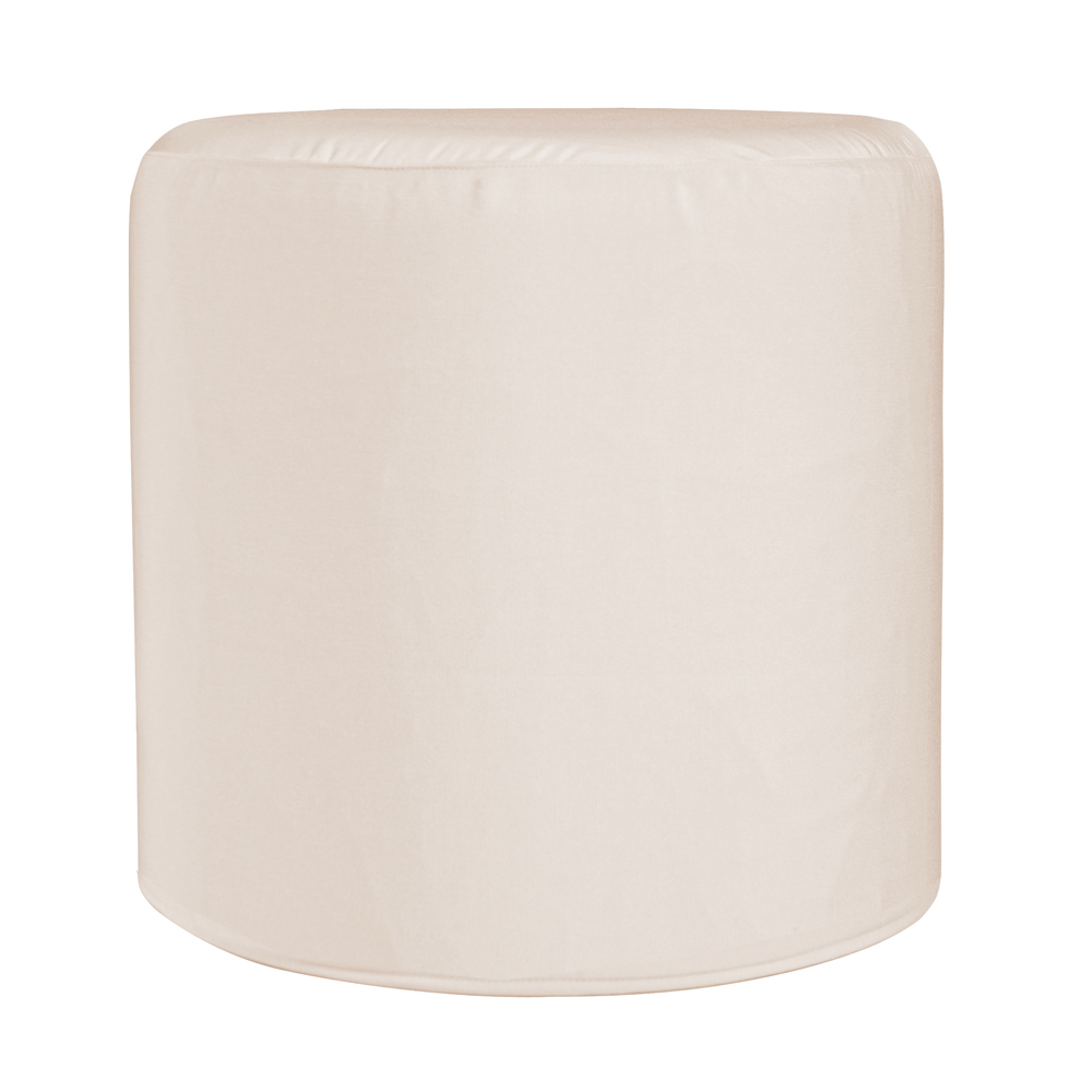 Howard Elliott Patio Collection Ottoman in Seascape Sand - Q851-463