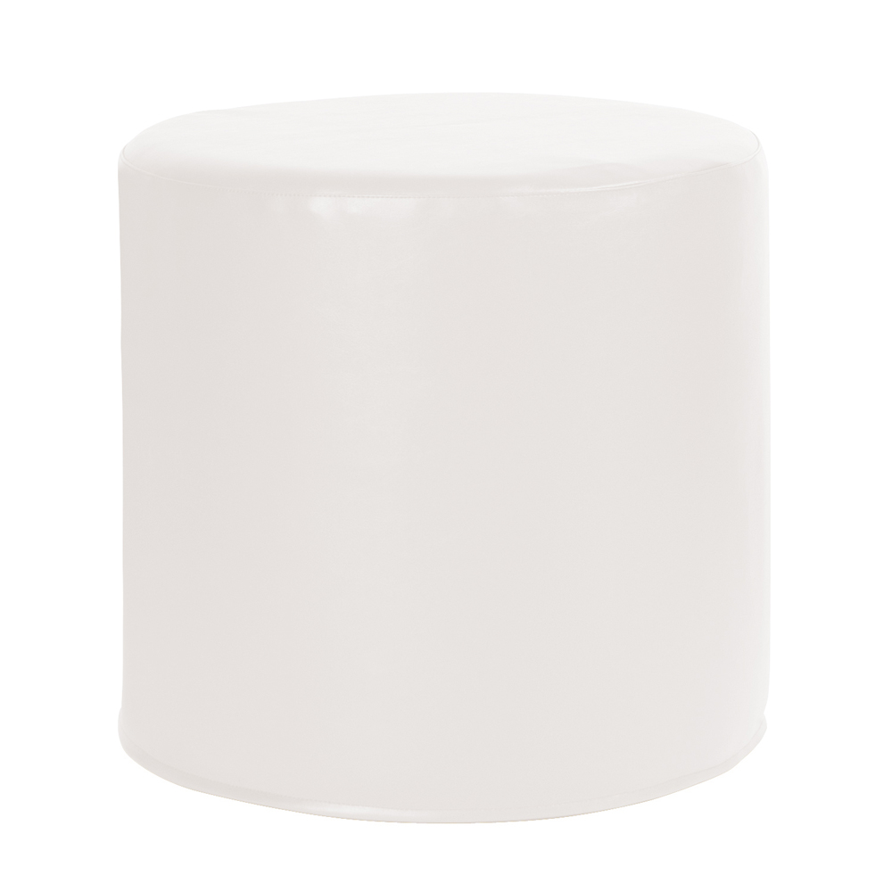 Howard Elliott Patio Collection Ottoman in Atlantis White - Q851-944