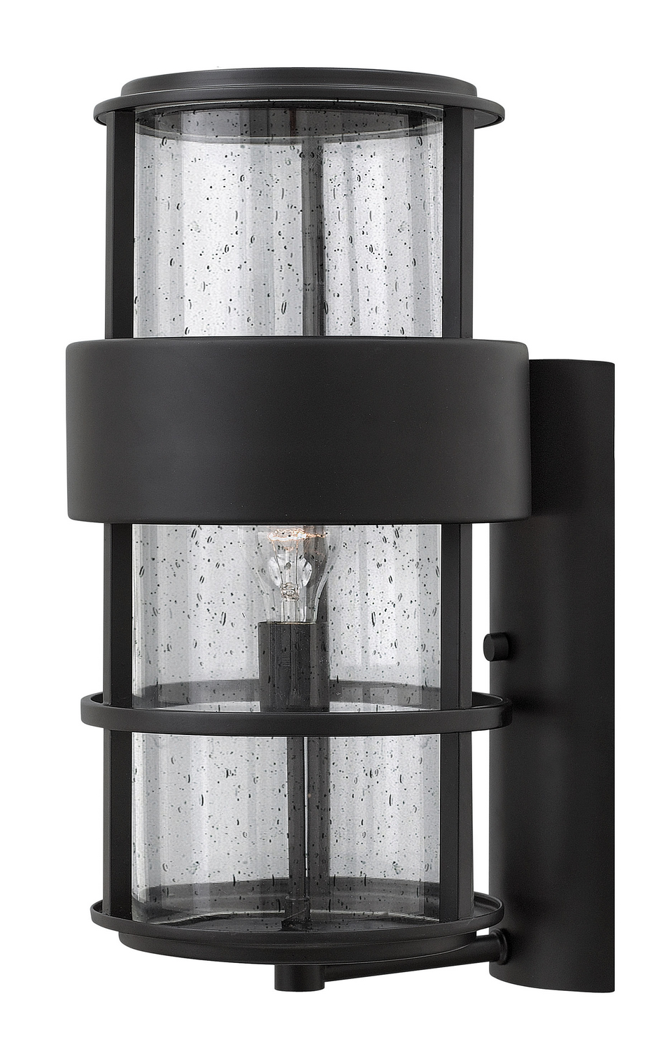 Hinkley Saturn LED Wall Mount in Satin Black - 1905SK