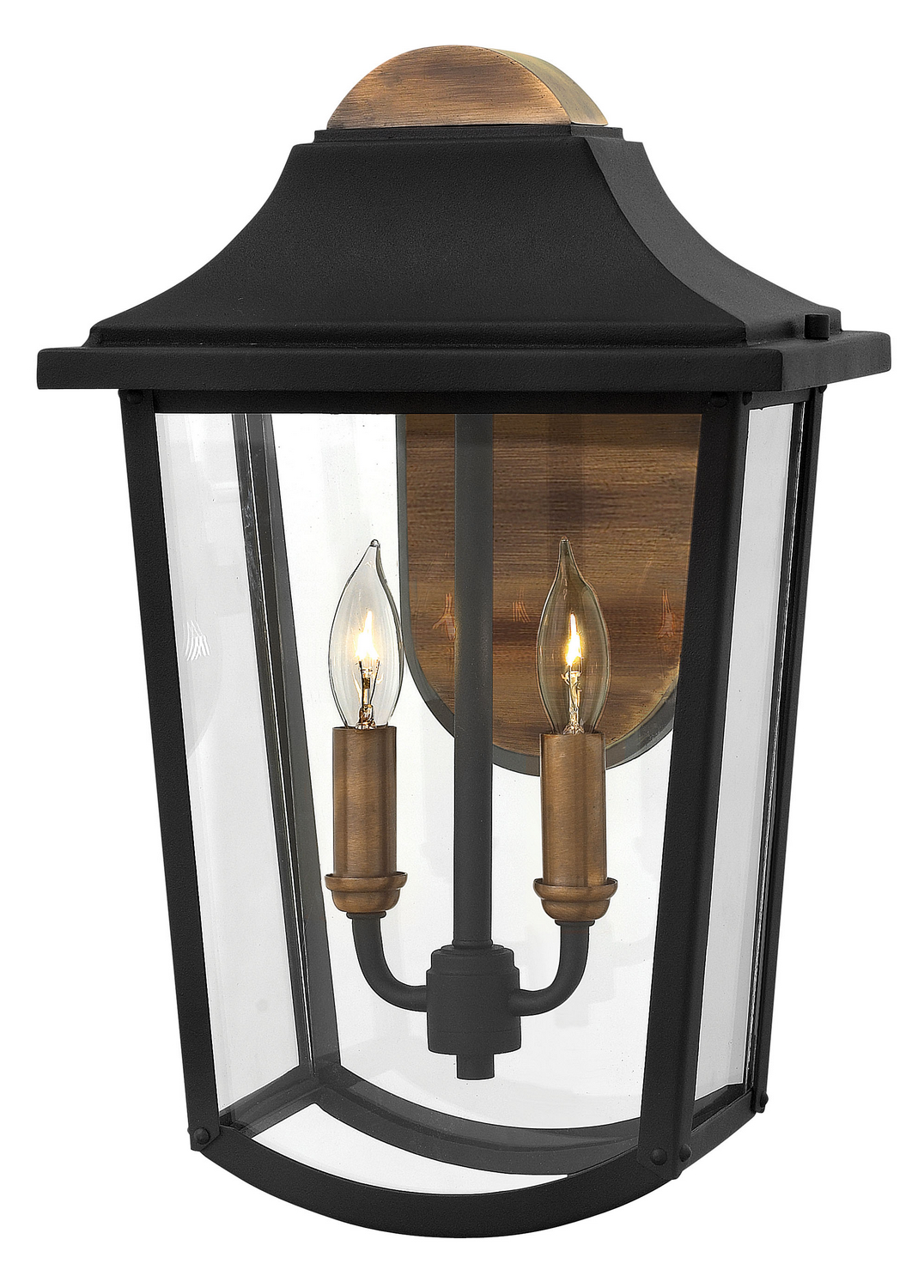 Hinkley Burton LED Wall Mount in Black - 1974BK