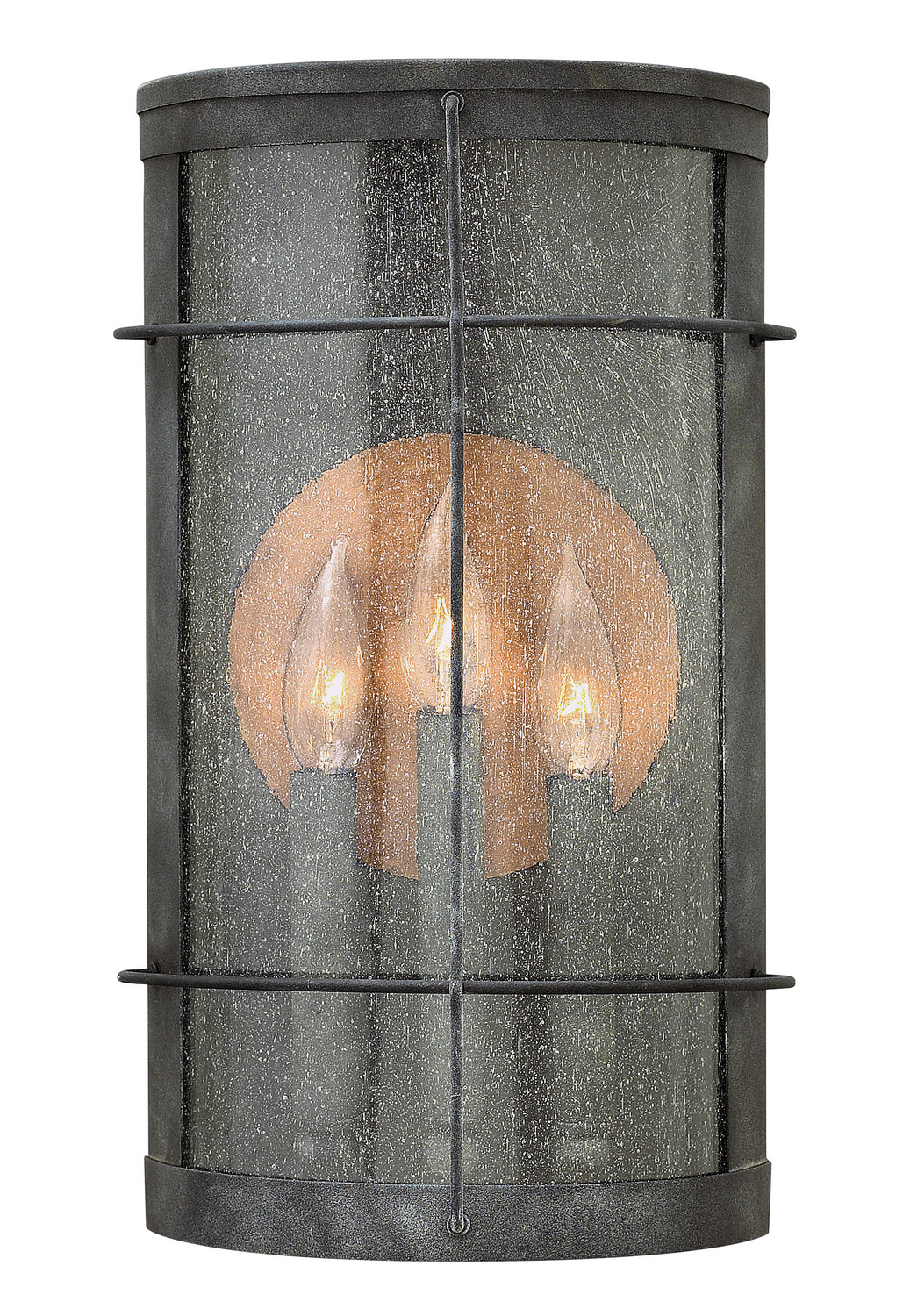 Hinkley Newport LED Wall Mount in Aged Zinc - 2625DZ
