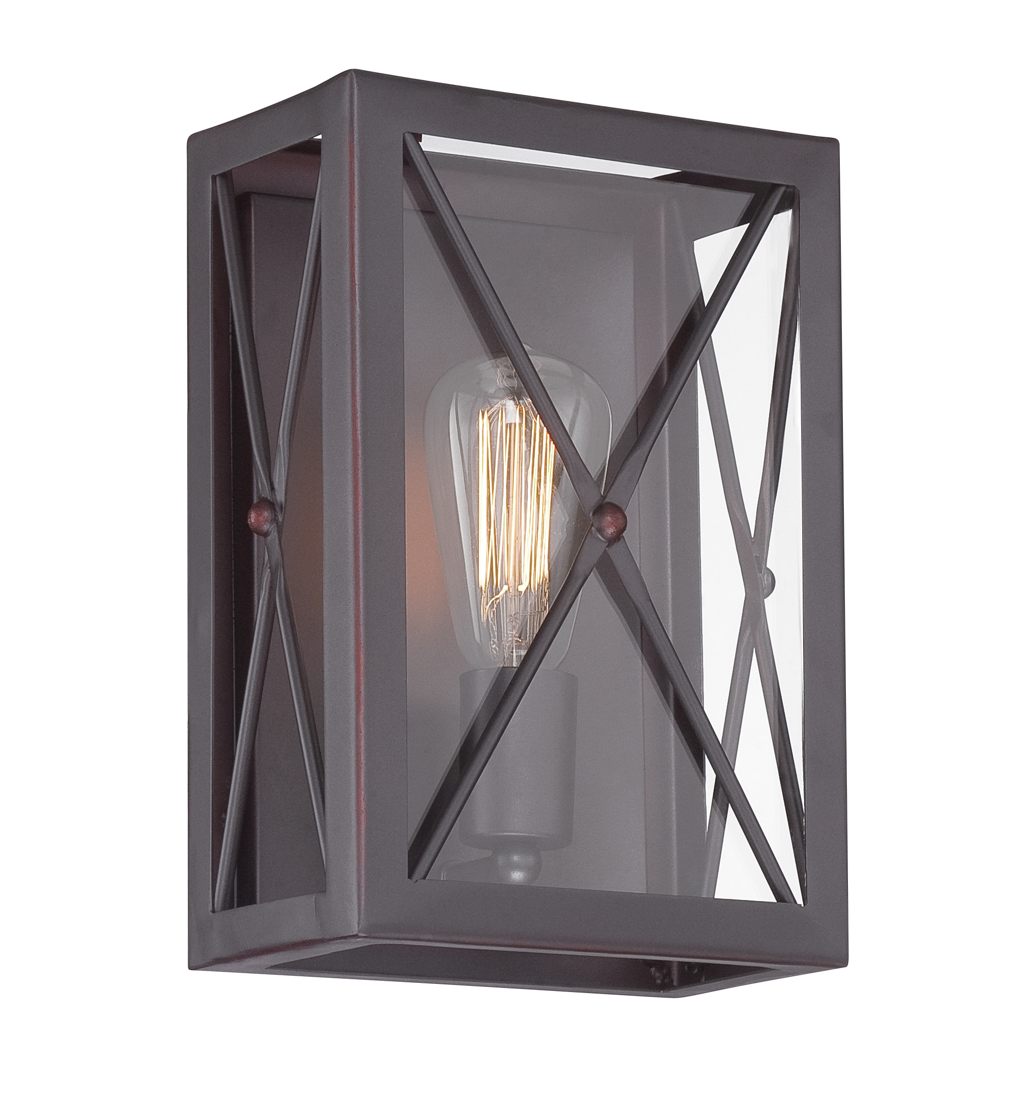 Photos - Chandelier / Lamp LINE Designers Fountain Satin Bronze One Light Wall Sconce from the High  Collection 87301-SB 