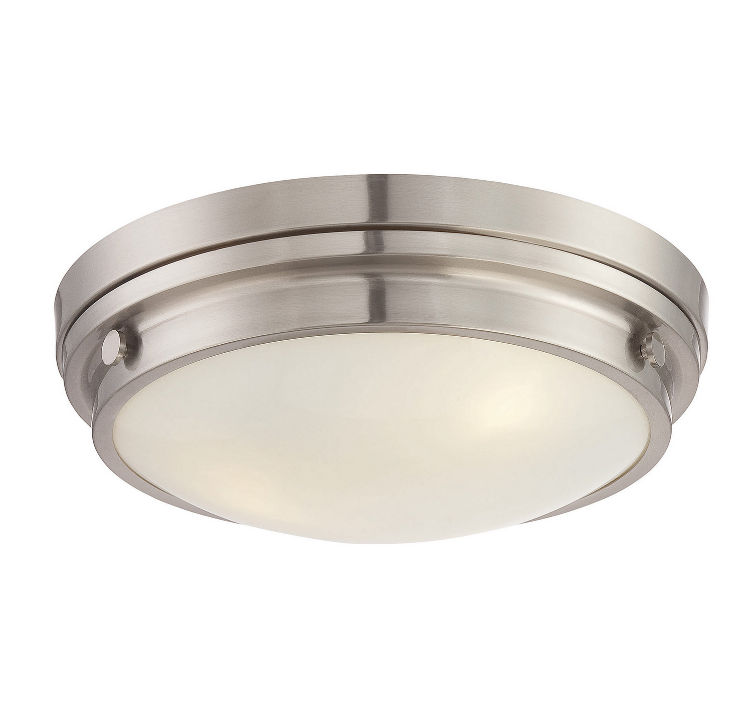 Savoy House Lucerne Three Light Flush Mount in Satin Nickel - 6-3350-16-SN