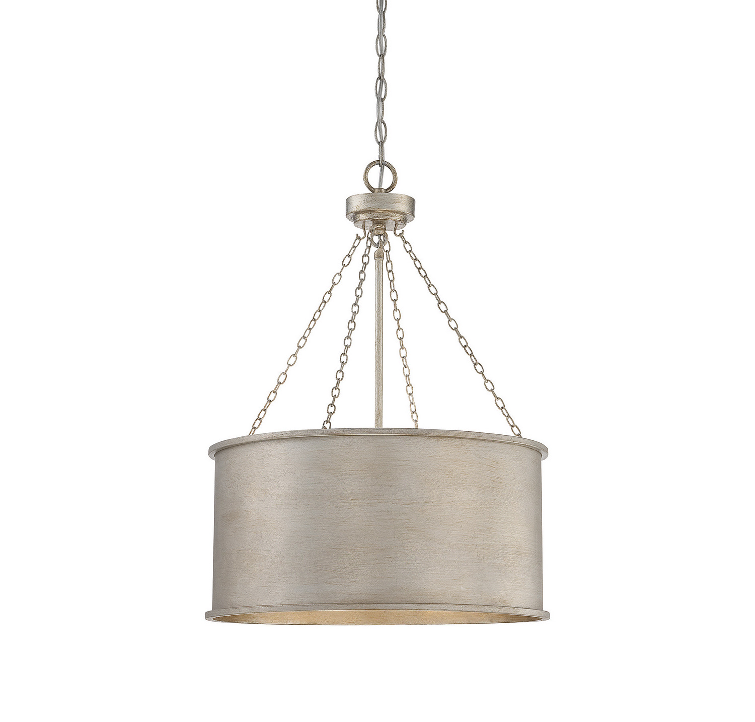 Savoy House Rochester Four Light Pendant in Silver Patina - 7-487-4-53