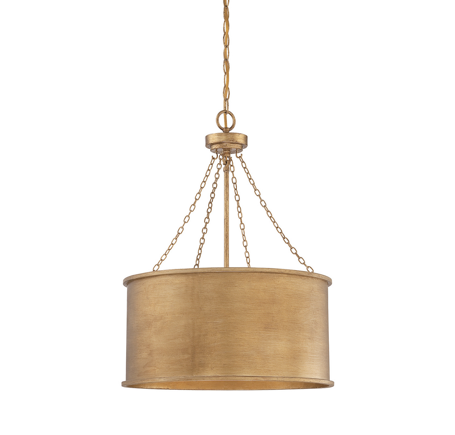 Savoy House Rochester Four Light Pendant in Gold Patina - 7-487-4-54
