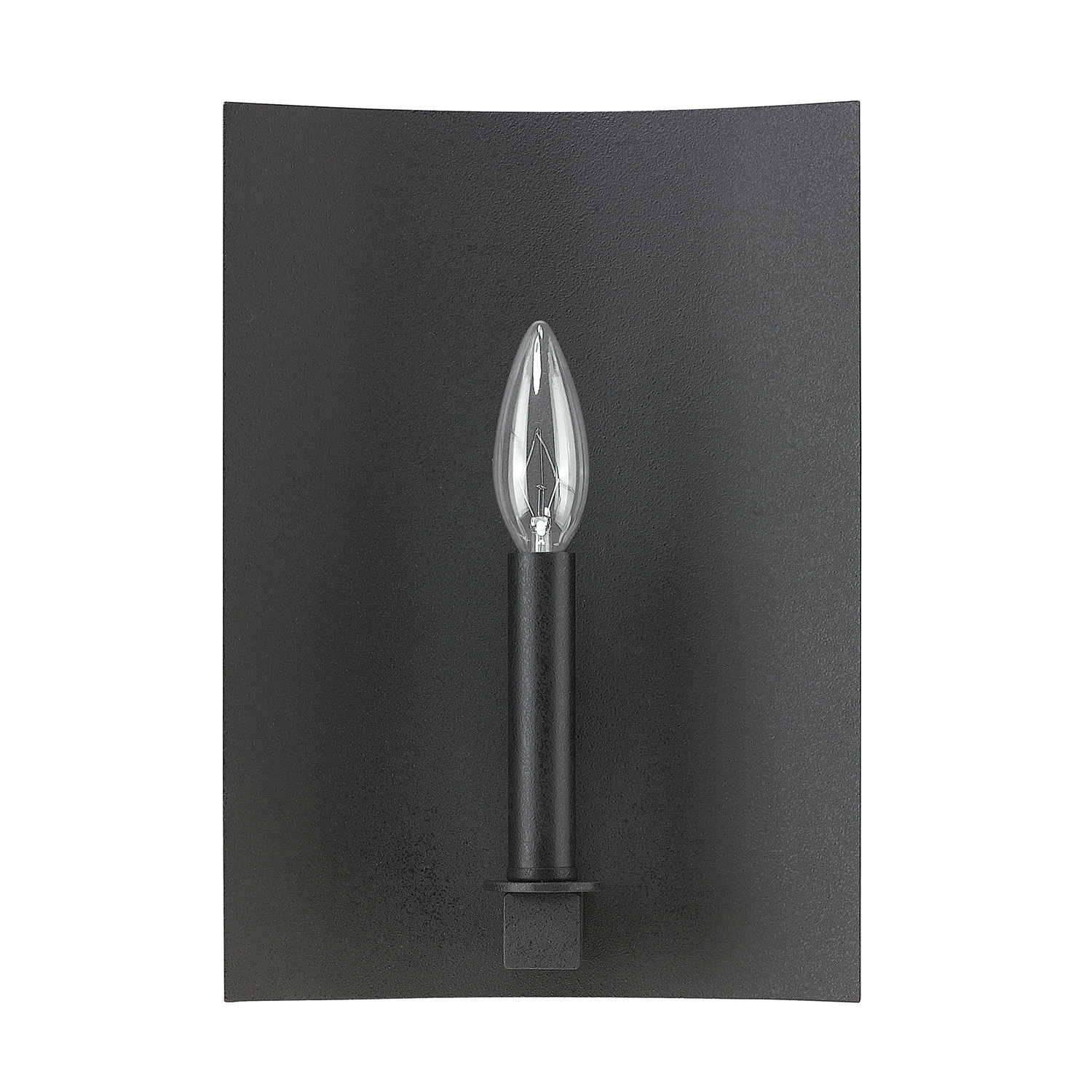 Capital Lighting Pearson One Light Wall Sconce in Black Iron - 4911BI