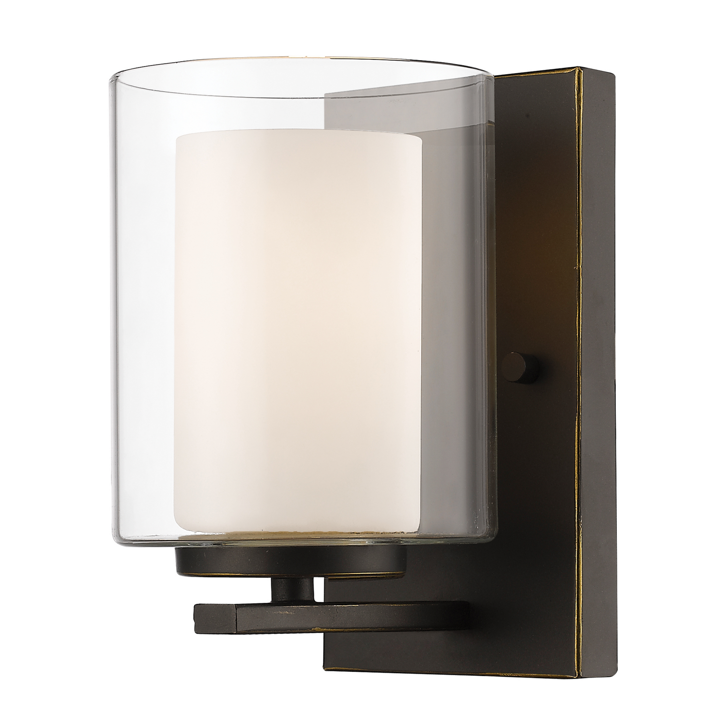 One Light Wall Sconce by Z-Lite - Willow Collection, Olde Bronze Finish - 426-1S-OB