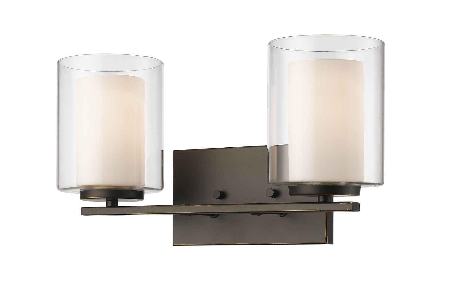 Two Light Vanity by Z-Lite - Willow Collection, Olde Bronze Finish - 426-2V-OB