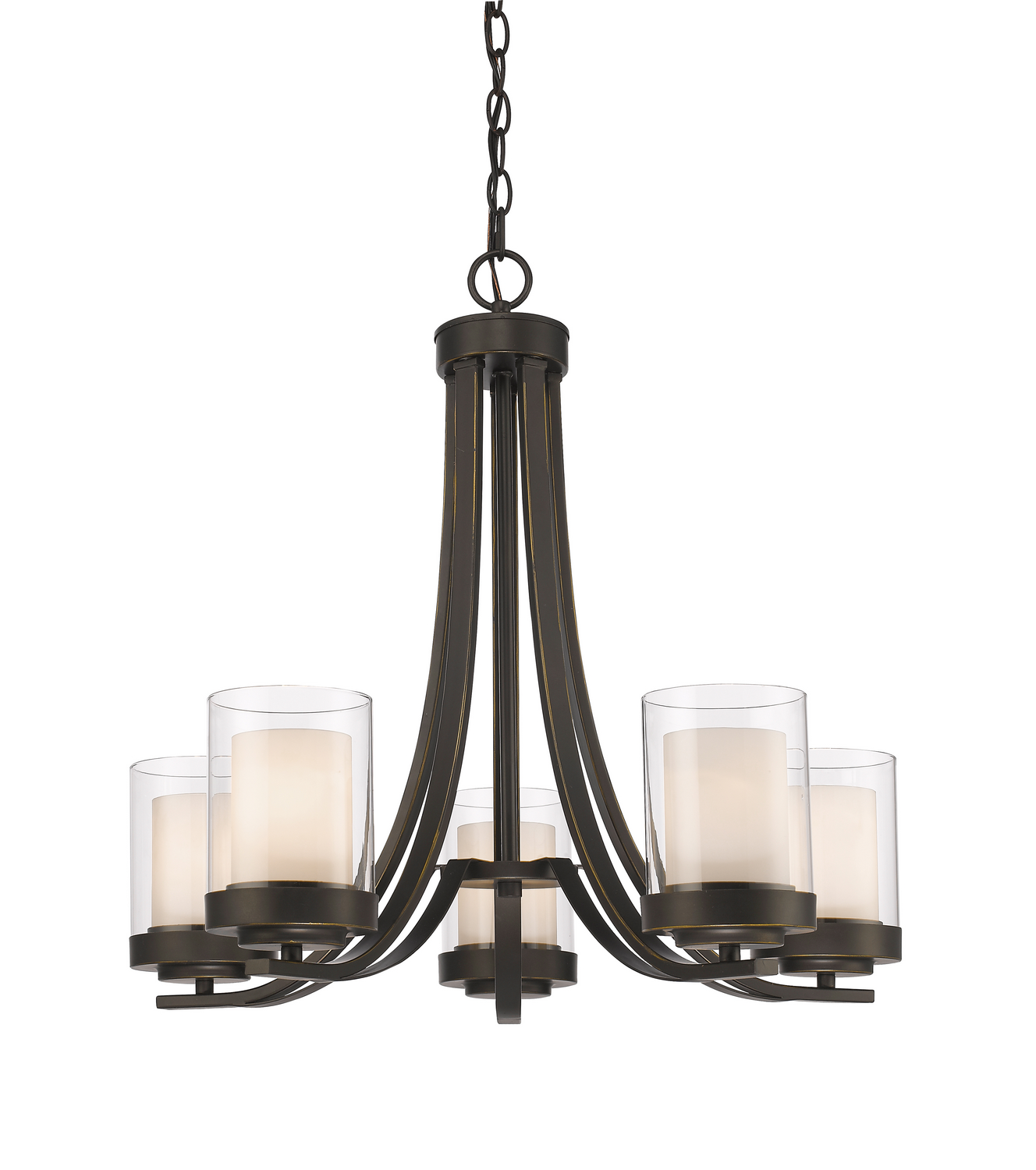 Five Light Chandelier by Z-Lite - Willow Collection, Olde Bronze Finish - 426-5-OB