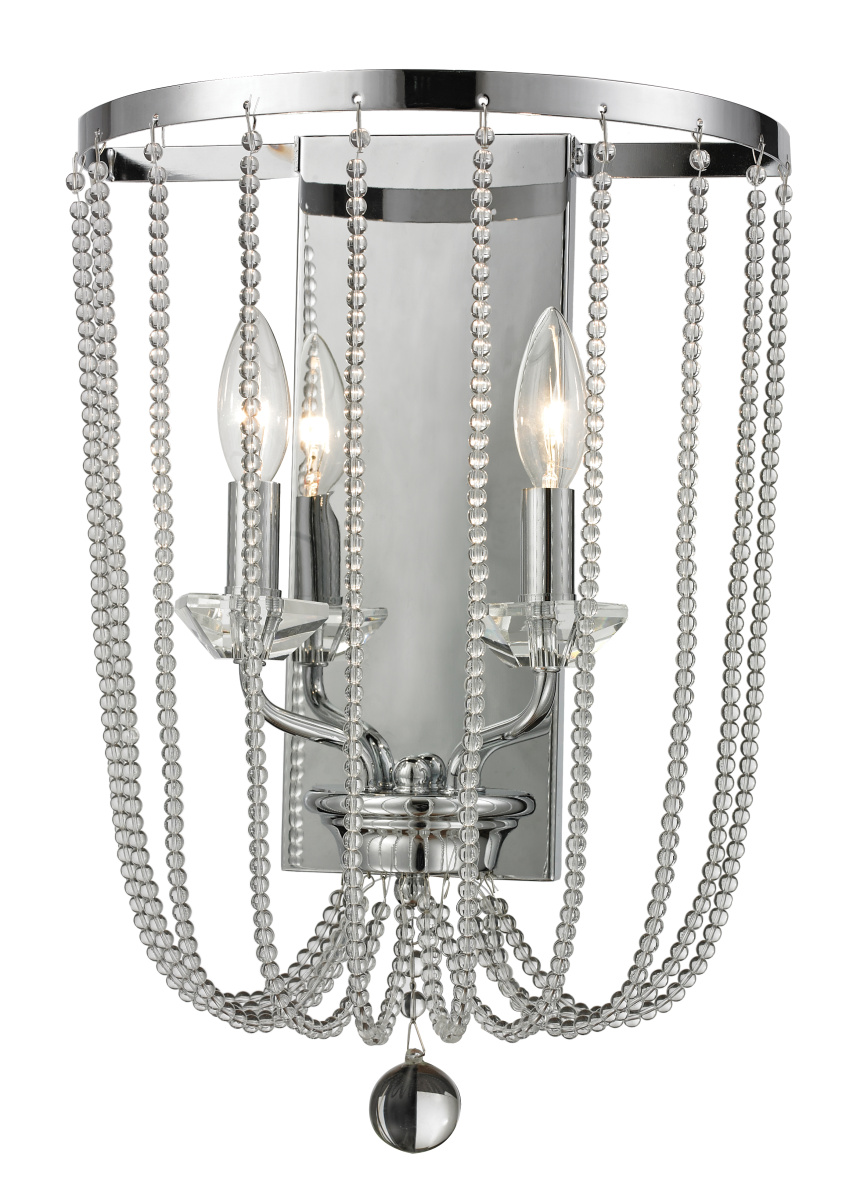 Two Light Wall Sconce by Z-Lite - Serenade Collection, Chrome Finish - 429-2W-CH