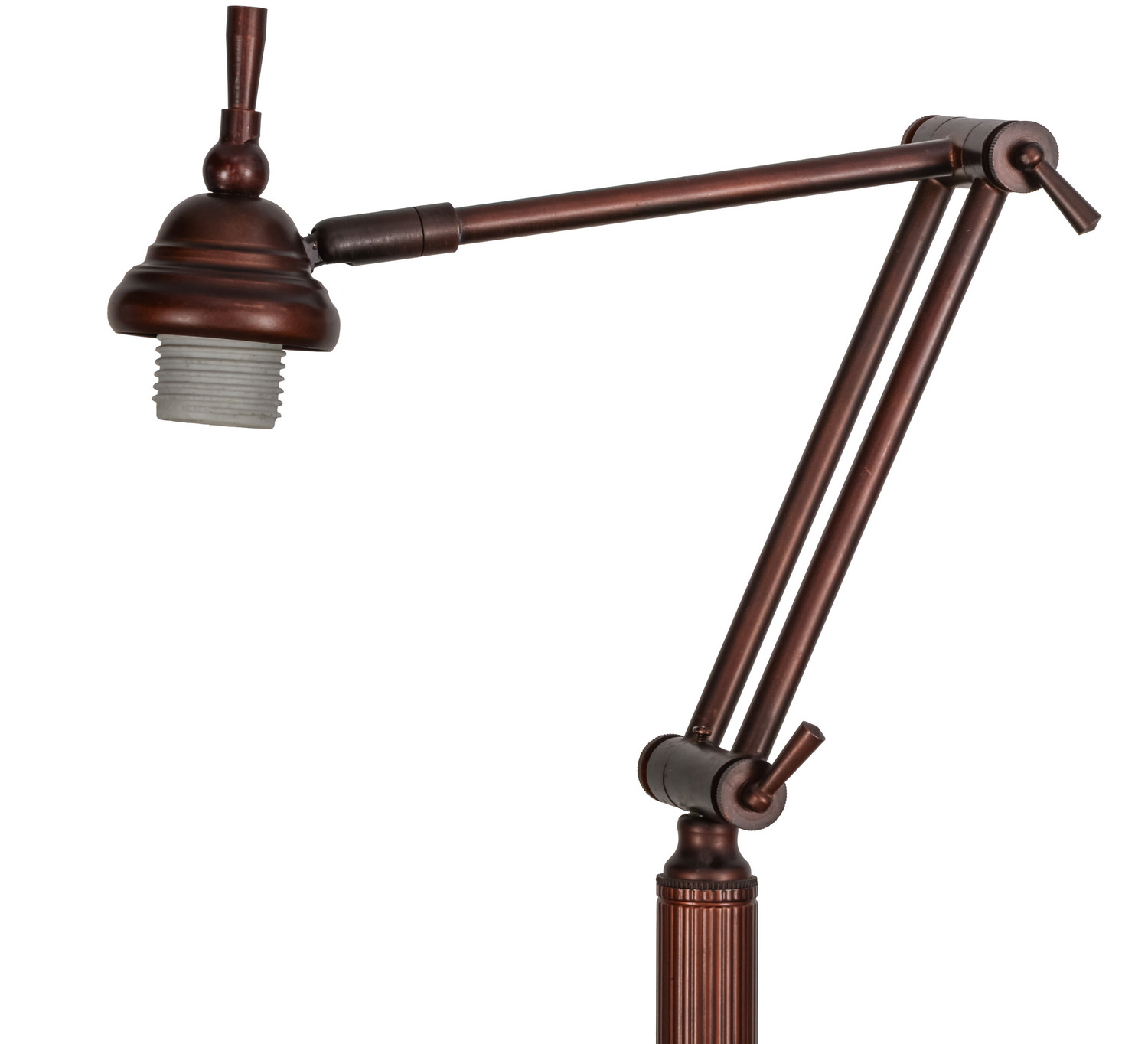 One Light Swing Arm Floor Lamp Base