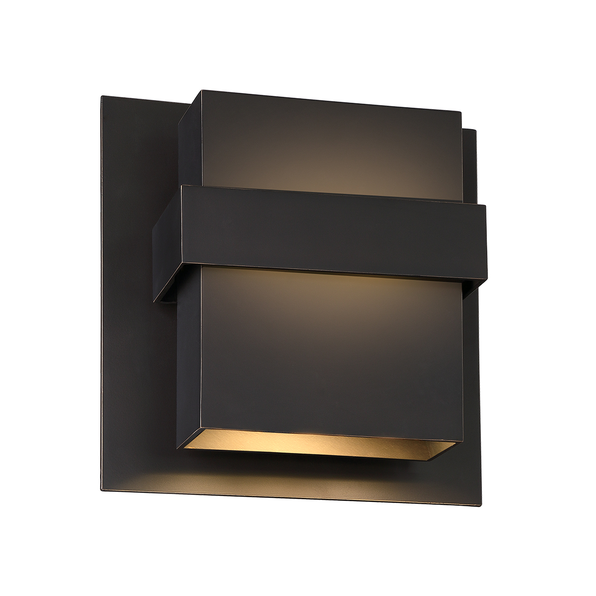 LED Outdoor Wall Sconce by Modern Forms - Pandora Collection, Oil Rubbed Bronze Finish - WS-W30511-ORB