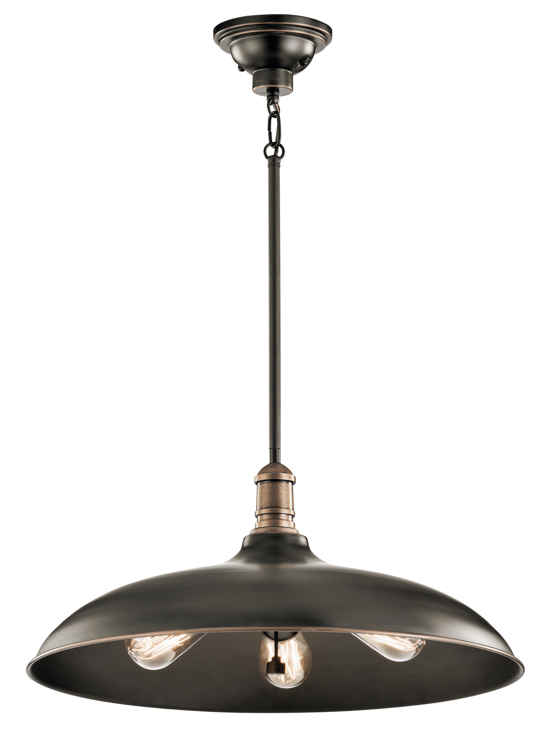 Kichler Cobson Three Light Pendant in Olde Bronze - 42649OZ