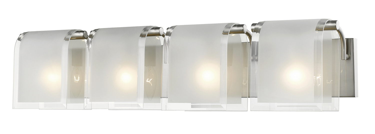 Four Light Vanity by Z-Lite - Zephyr Collection, Brushed Nickel Finish - 169-4V-BN