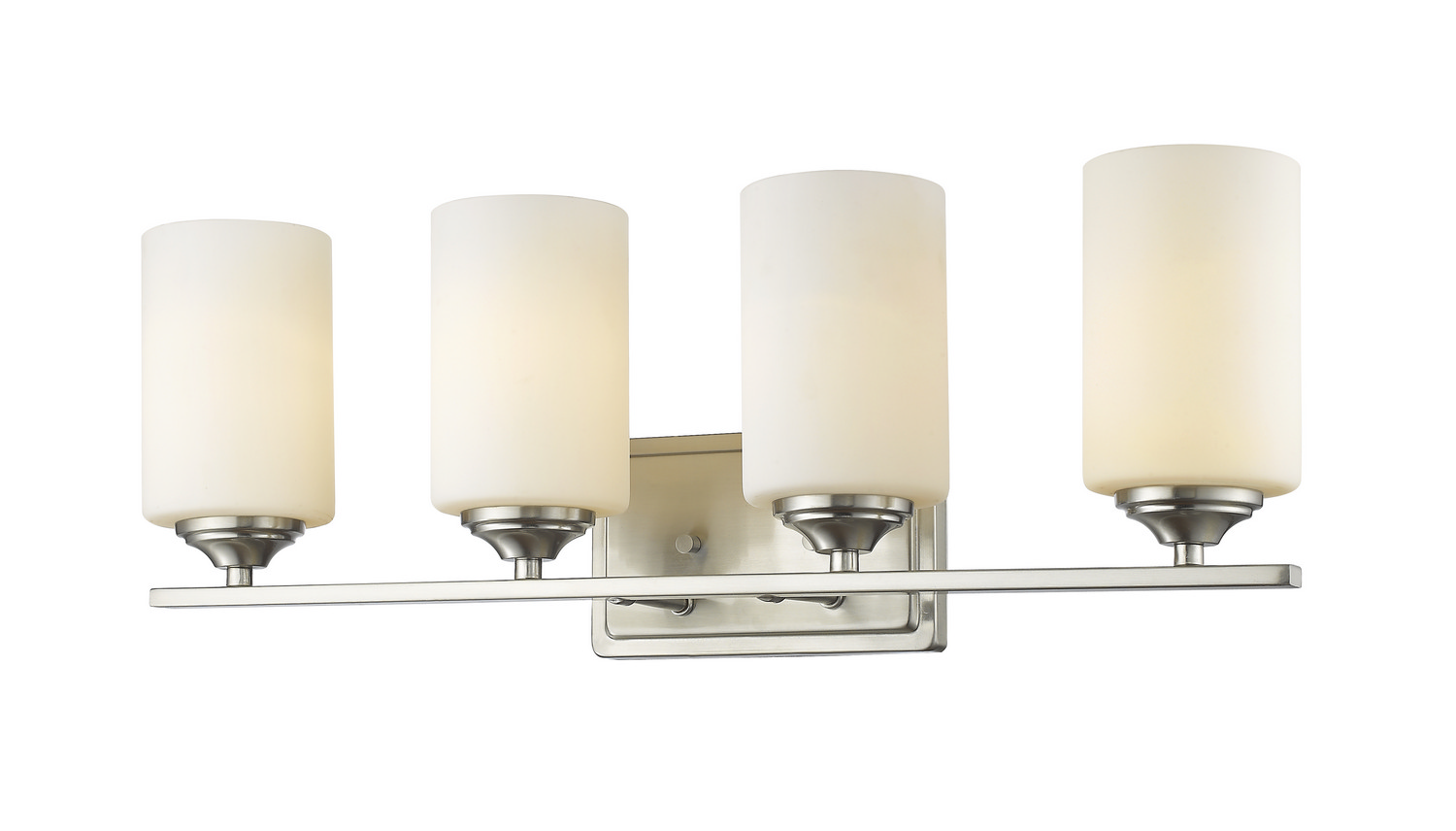 Four Light Vanity by Z-Lite - Bordeaux Collection, Brushed Nickel Finish - 435-4V-BN