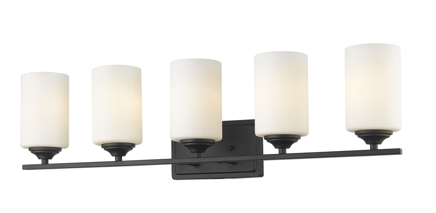 Five Light Vanity by Z-Lite - Bordeaux Collection, Bronze Finish - 435-5V-BRZ