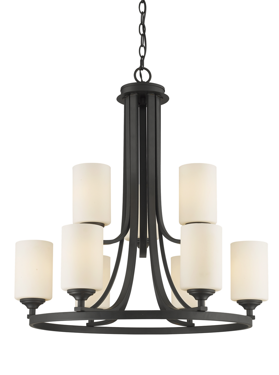 Nine Light Chandelier by Z-Lite - Bordeaux Collection, Bronze Finish - 435-9BRZ