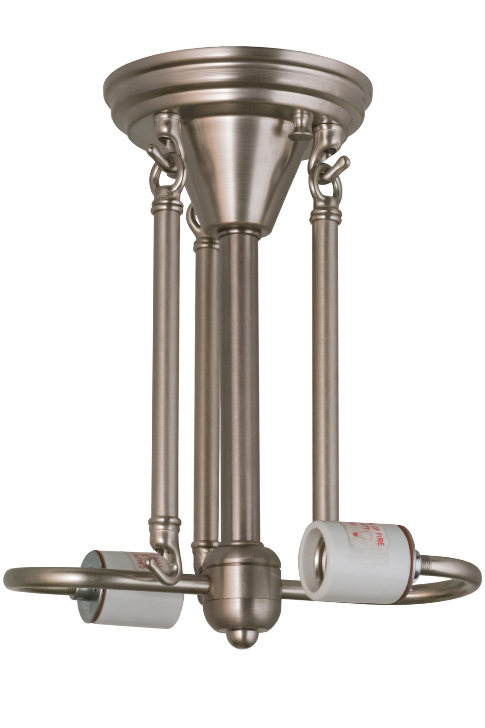 Two Light Semi-Flushmount Hardware
