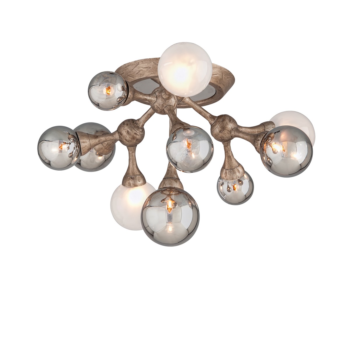 Corbett Element 10-Light Ceiling Light in Vienna Bronze