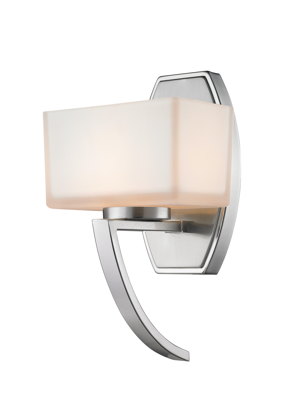 One Light Wall Sconce by Z-Lite - Cardine Collection, Brushed Nickel Finish - 614-1SBN