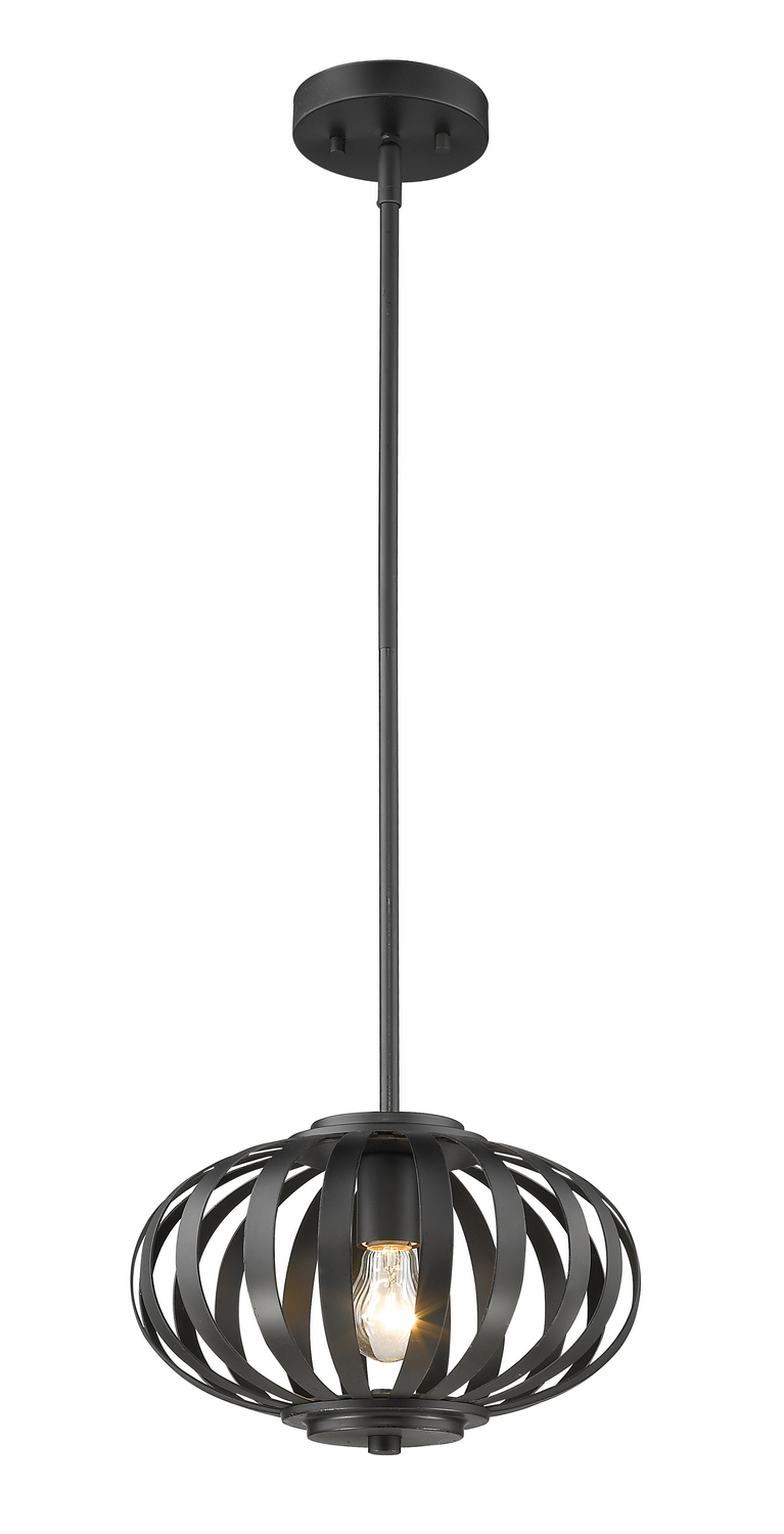 One Light Pendant by Z-Lite - Moundou Collection, Bronze Finish - 438-8BRZ