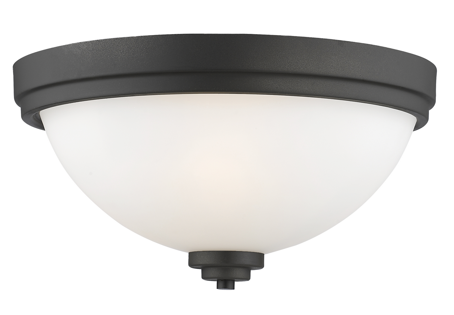 Three Light Flush Mount by Z-Lite - Ashton Collection, Bronze Finish - 443F3-BRZ