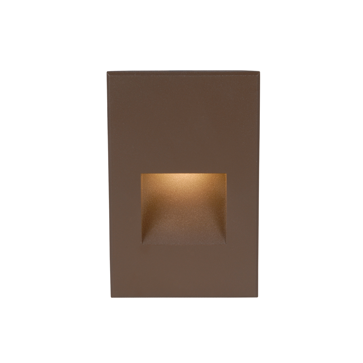 W.A.C. Lighting Ledme Step And Wall Lights LED Step and Wall Light in Bronze on Aluminum - WL-LED200-C-BZ