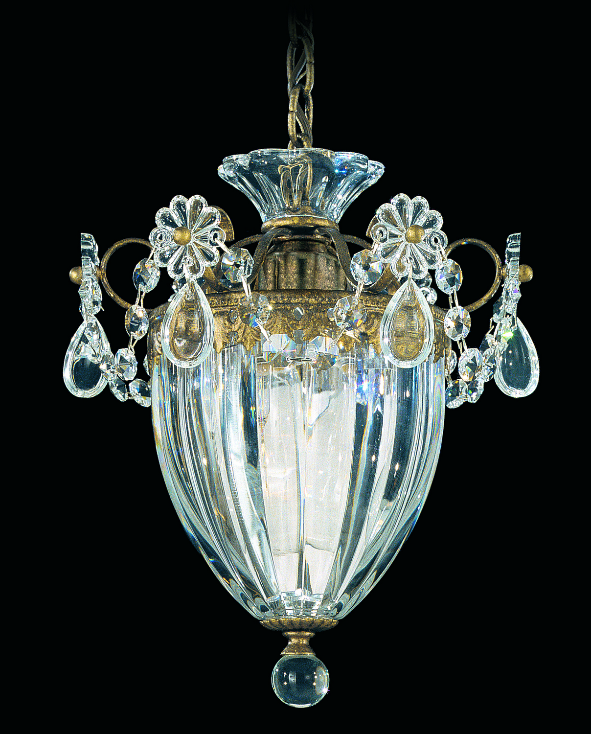 Schonbek 1241-23A Bagatelle 1 Light 8 inch Etruscan Gold Pendant Ceiling Light in Spectra