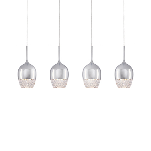 Led Pendant In Chro… - image
