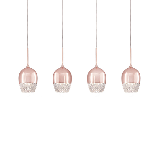 Led Pendant In Rose… - image
