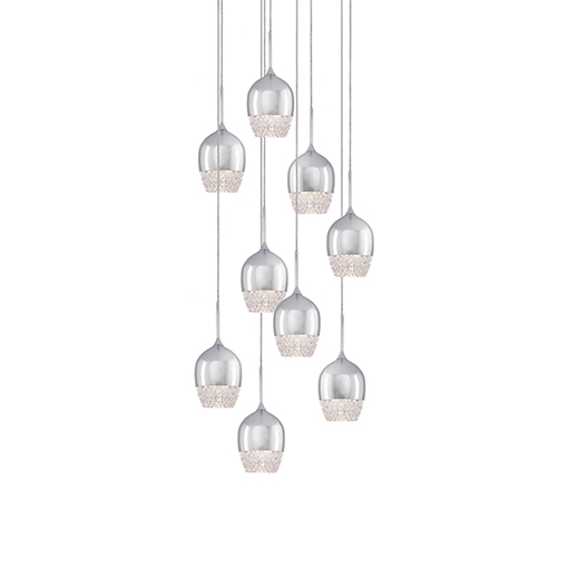 Led Pendant In Chro… - image