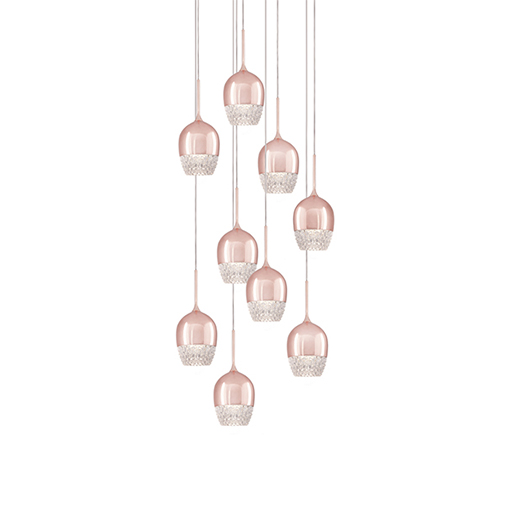 Led Pendant In Rose… - image