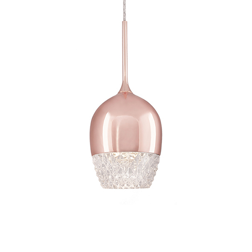 Led Pendant In Rose… - image