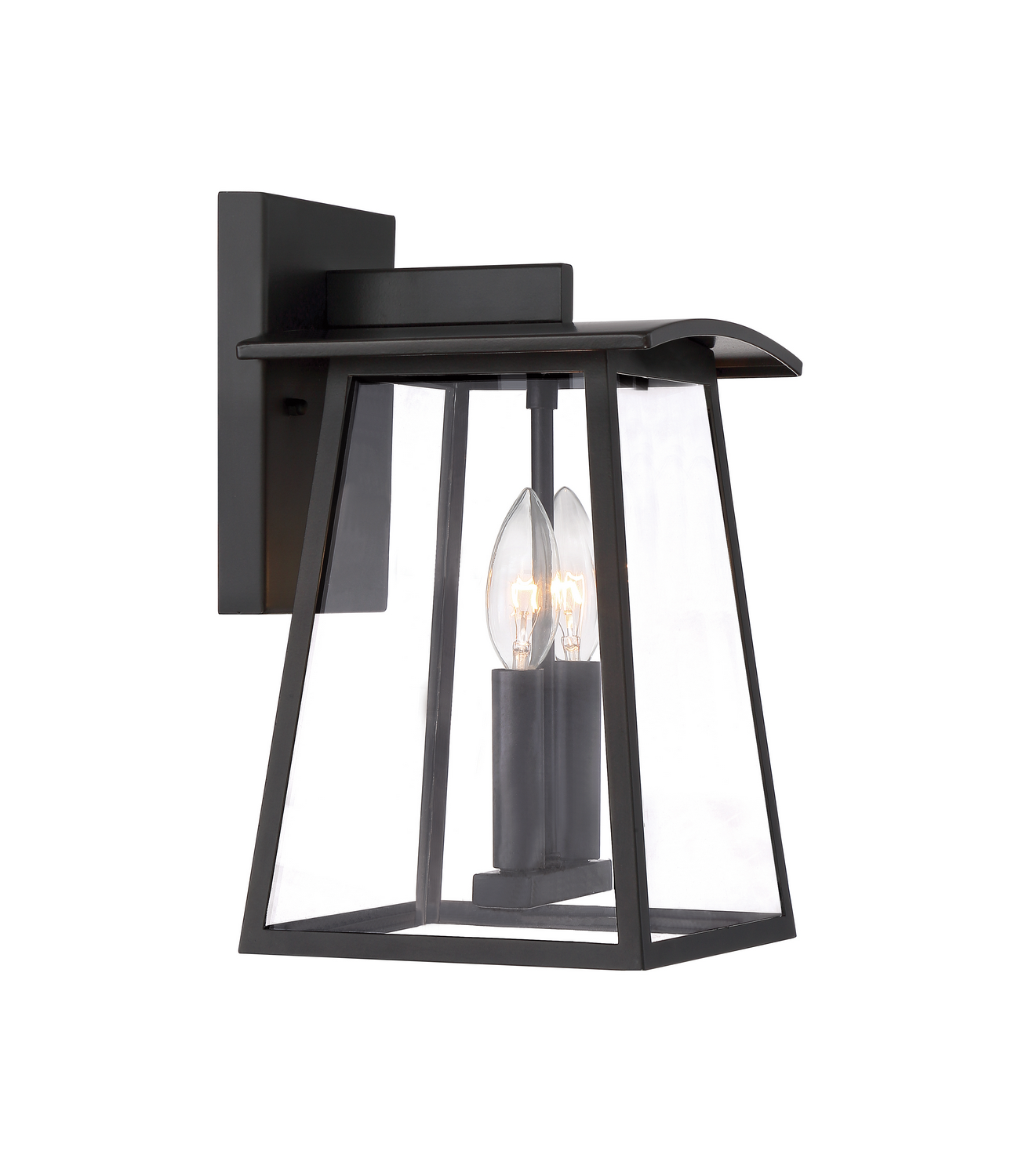 Photos - Chandelier / Lamp Clear Designers Fountain Burnished Bronze Post Lantern from the Calderwood Collection 22632-BNB 