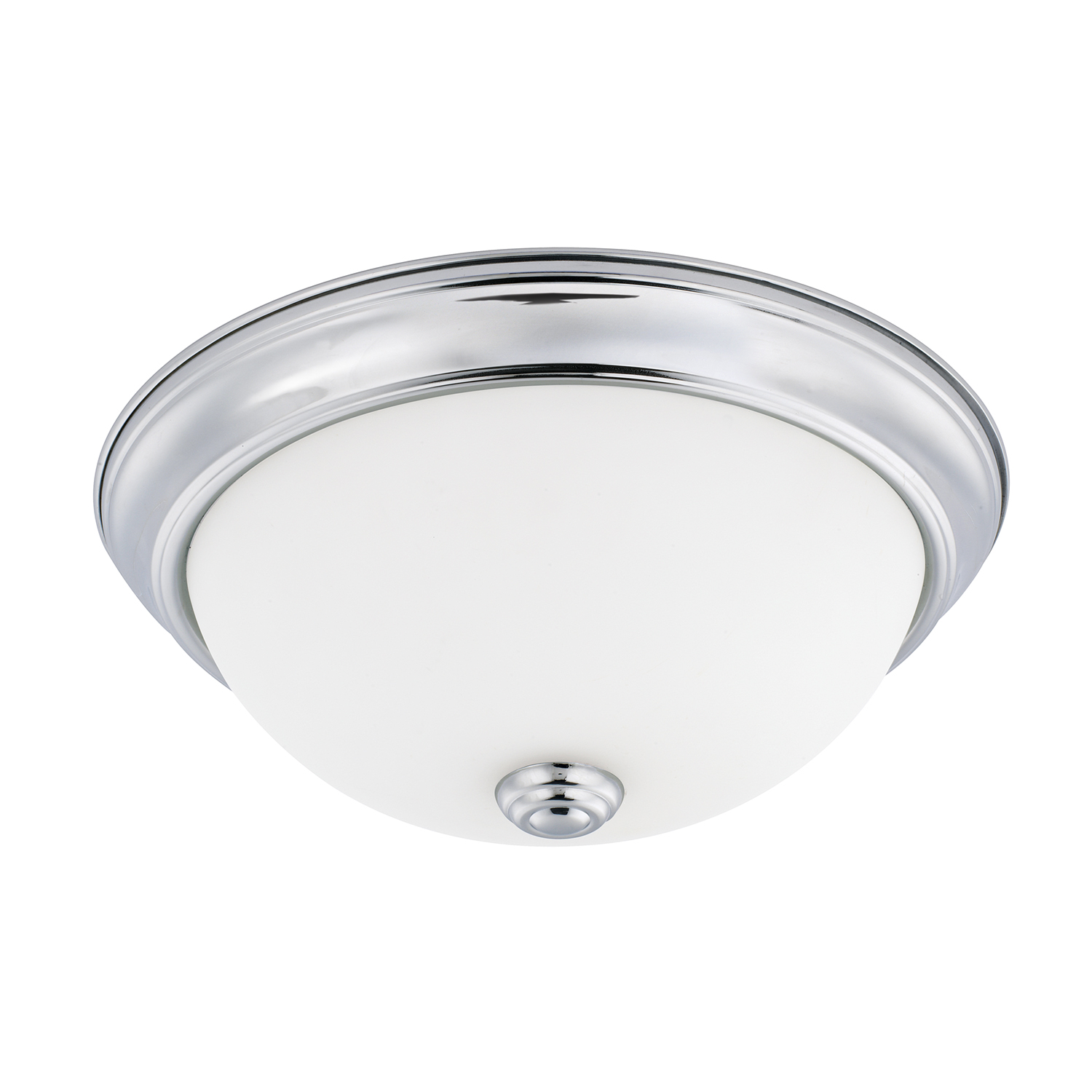 Capital Lighting Bates Two Light Flush Mount in Chrome - 214721CH