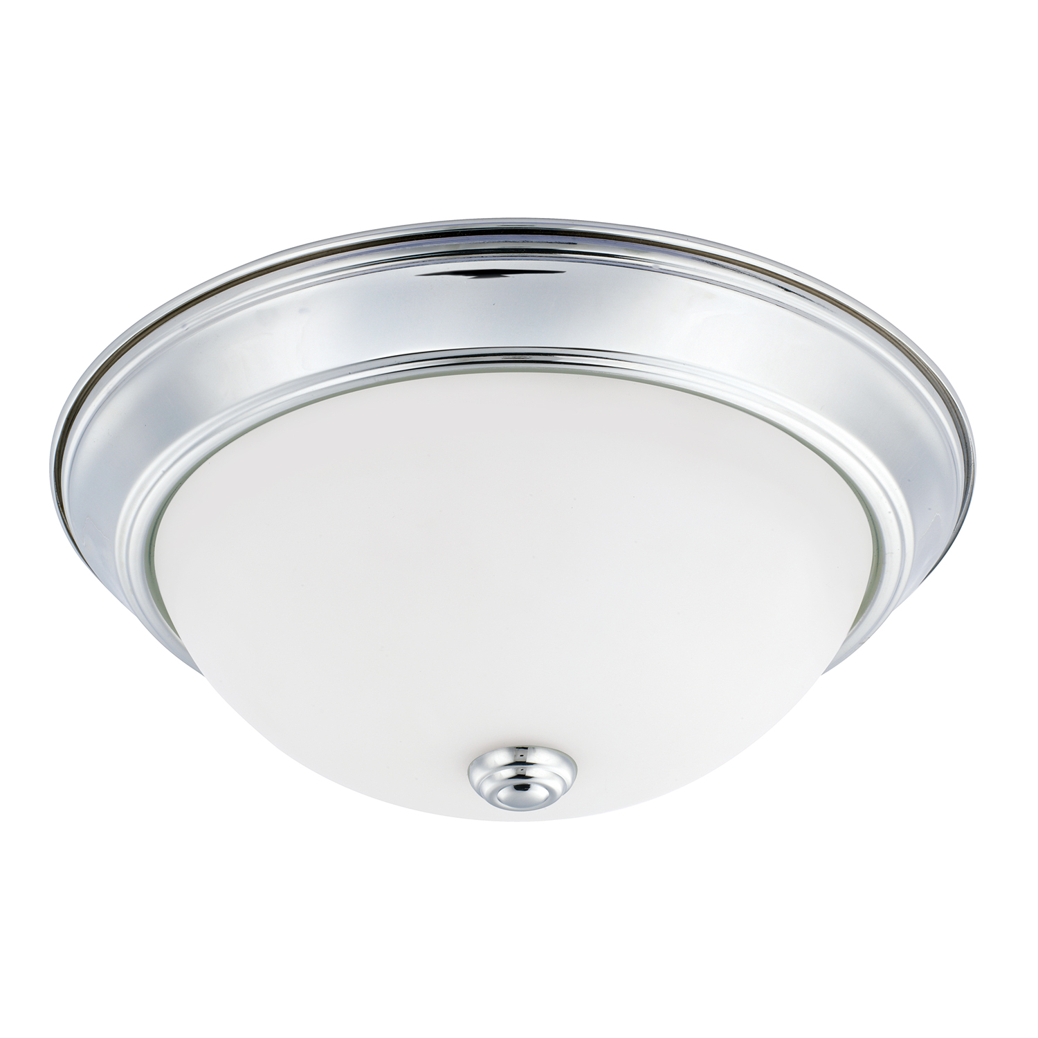 Capital Lighting Bates Two Light Flush Mount in Chrome - 214722CH