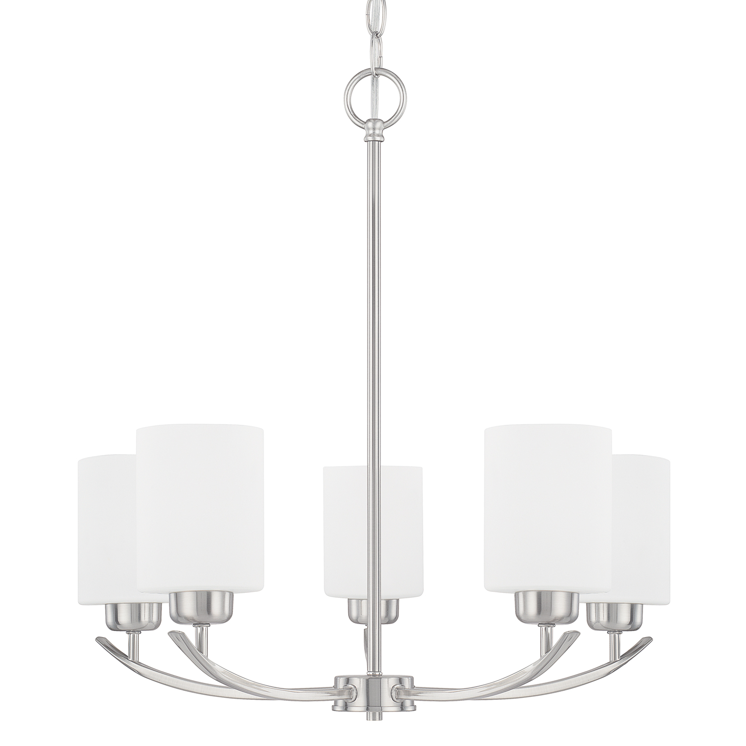 Capital Lighting Dixon Five Light Chandelier in Brushed Nickel - 415251BN-338