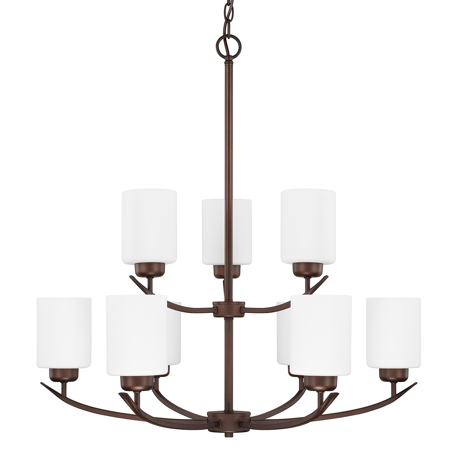 Capital Lighting Dixon Nine Light Chandelier in Bronze - 415291BZ-338
