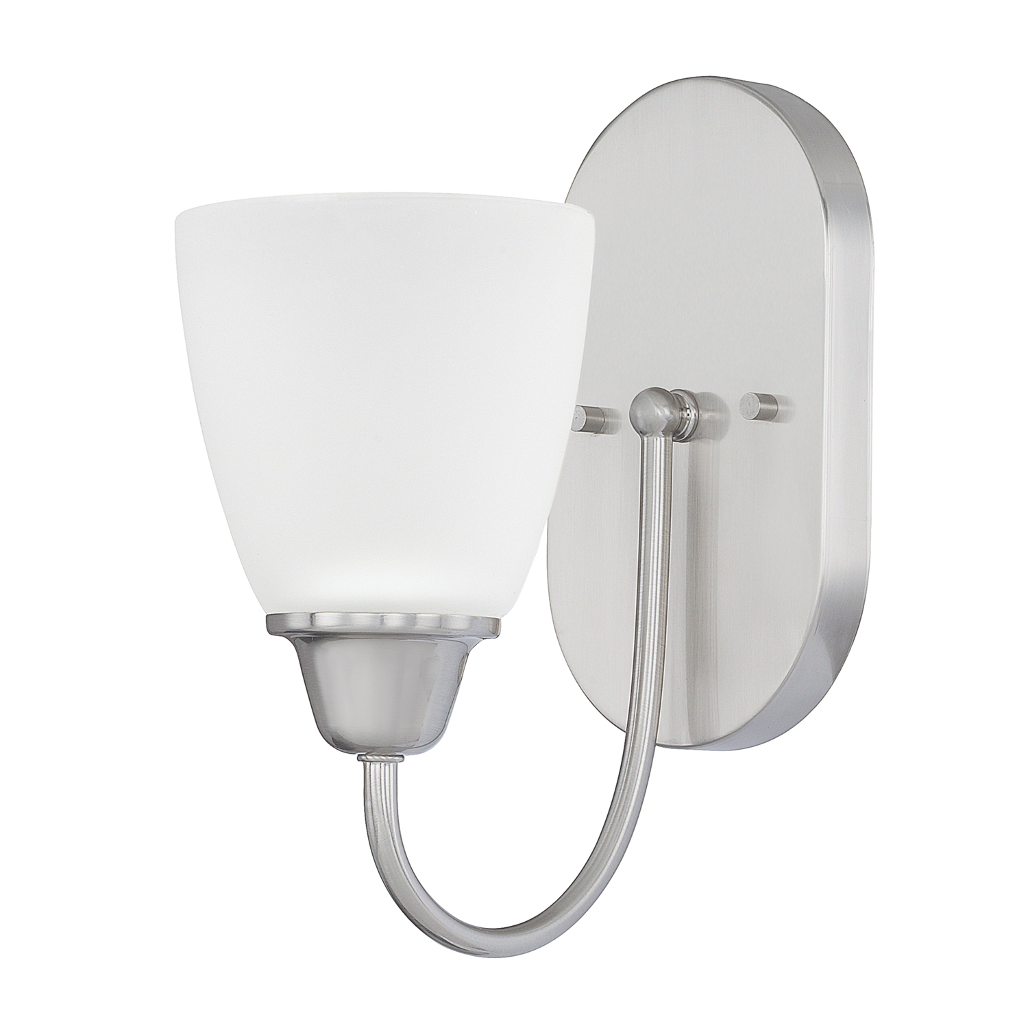 Capital Lighting Trenton One Light Wall Sconce in Brushed Nickel - 615111BN-337