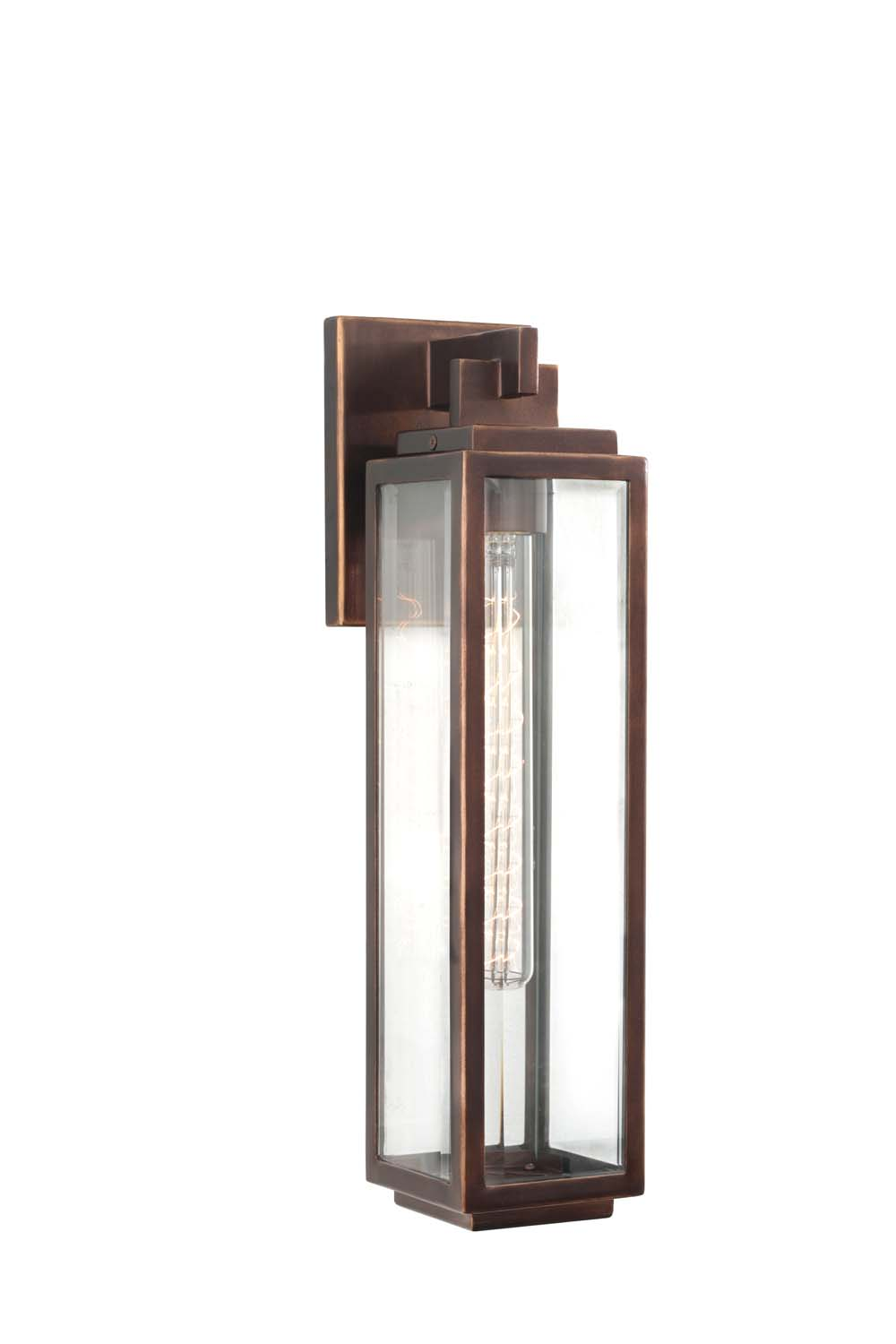 Kalco Chester Outdoor One Light Wall Bracket in Copper Patina - 403822CP