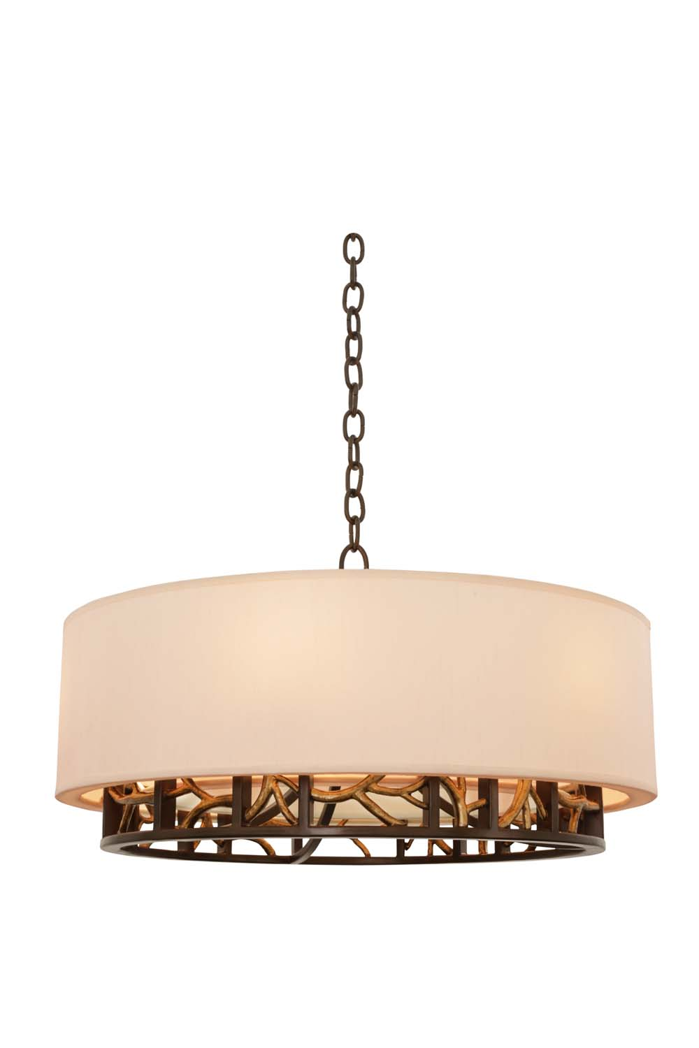 Kalco Hudson Six Light Pendant in Bronze Gold - 504152BZG