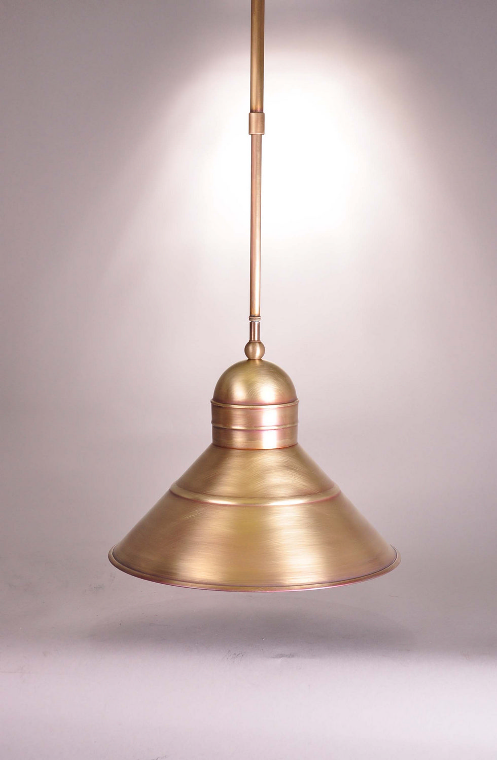 Northeast Lantern Barn One Light Pendant in Antique Brass - 3442-AB-MED-AP10
