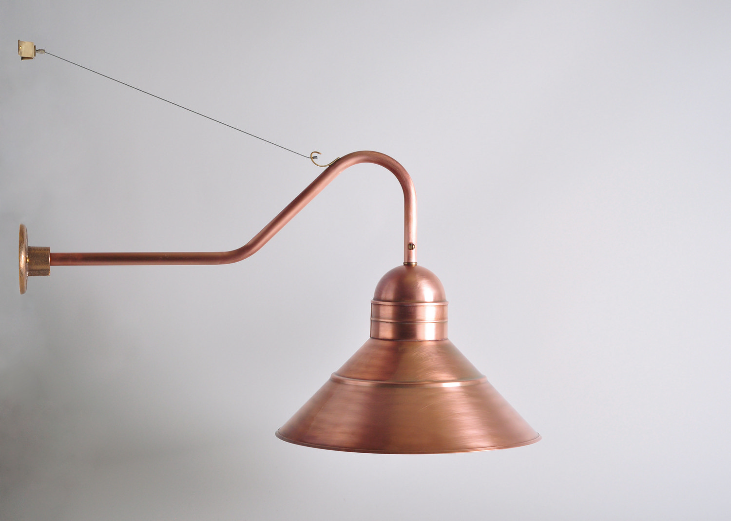 Northeast Lantern Barn One Light Wall Mount in Antique Copper - 3456-AC-MED