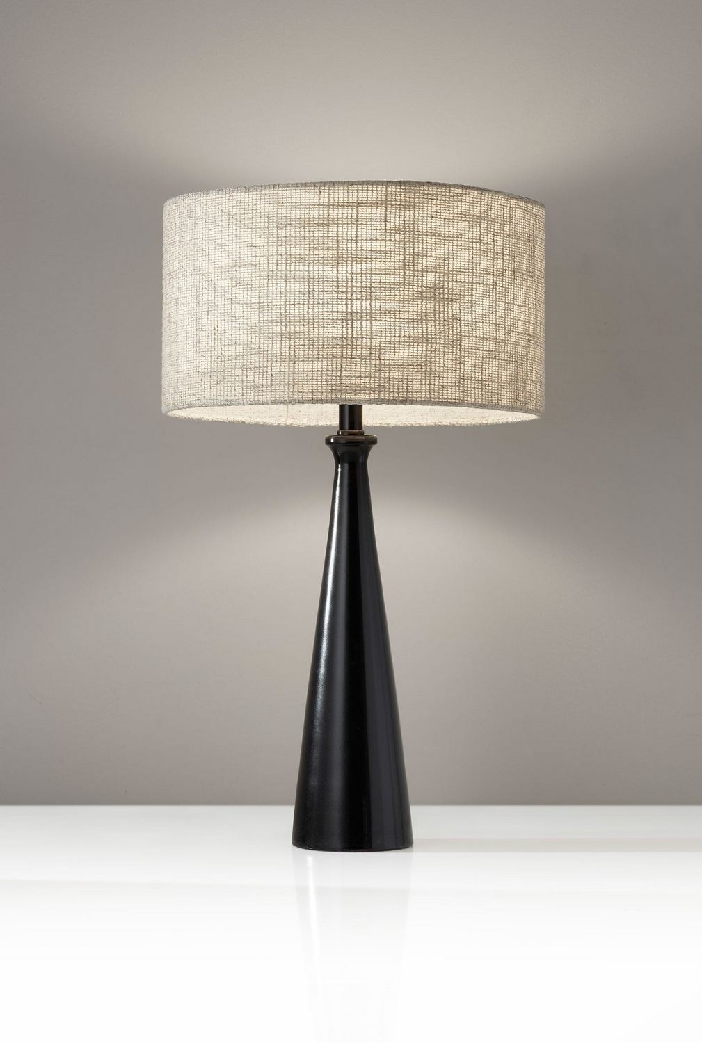 Adesso 1517-01 Linda 100.00 watt Table Lamp Portable Light in Black